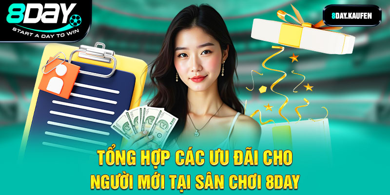 Tổng hợp các ưu đãi cho người mới tại sân chơi 8Day